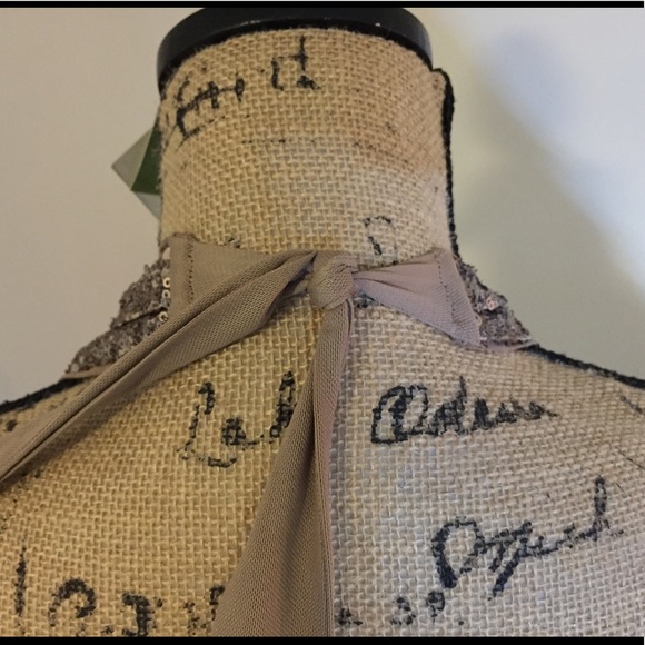 Like New Be-Be Rose Gold Sequin Top - Picture 4 of 11